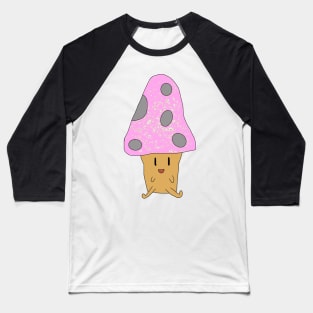 Happy Mushroom Baseball T-Shirt